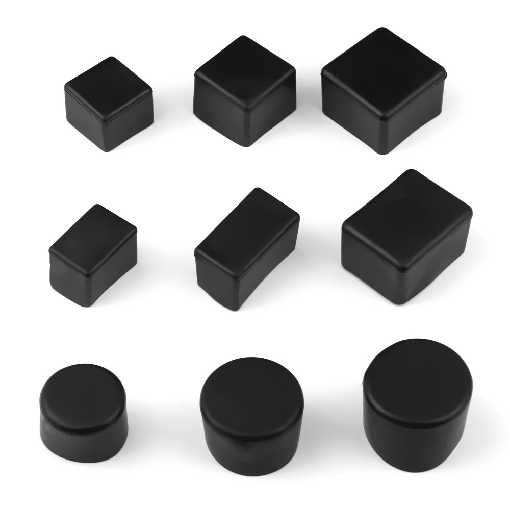 Adirondack Chair Wood - 4pcs Square Silicone Chair Leg Caps
