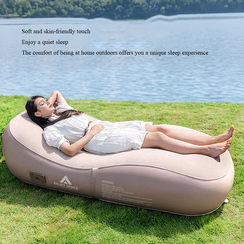 Automatic Inflatable Lazy Sofa - Outdoor Furniture Lounge Chair 评论和价格