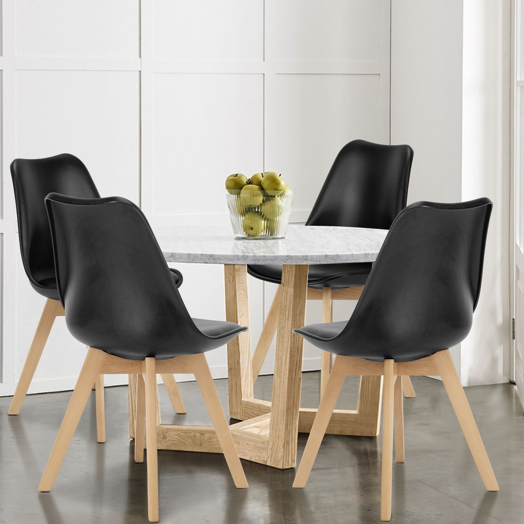 JHK PU Leather Dining Chairs S - Adirondack Chair Wood 评论和价格