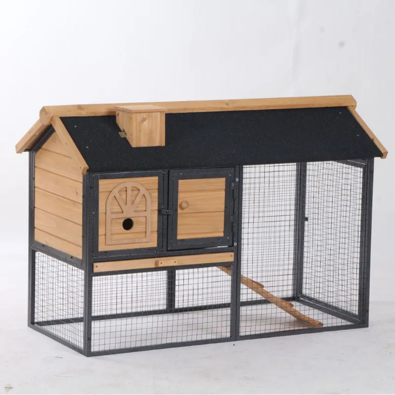Modern Rabbit Hutch Outdoor Bu - Outdoor Furniture Yellow 评论和价格