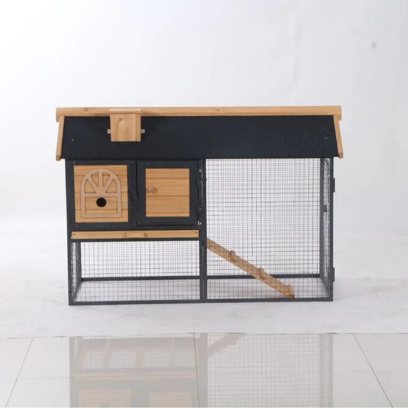 Modern Rabbit Hutch Outdoor Bu - Outdoor Furniture Yellow 评论和价格