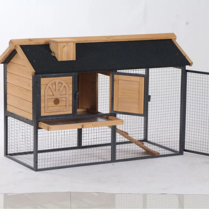 Modern Rabbit Hutch Outdoor Bu - Outdoor Furniture Yellow 评论和价格