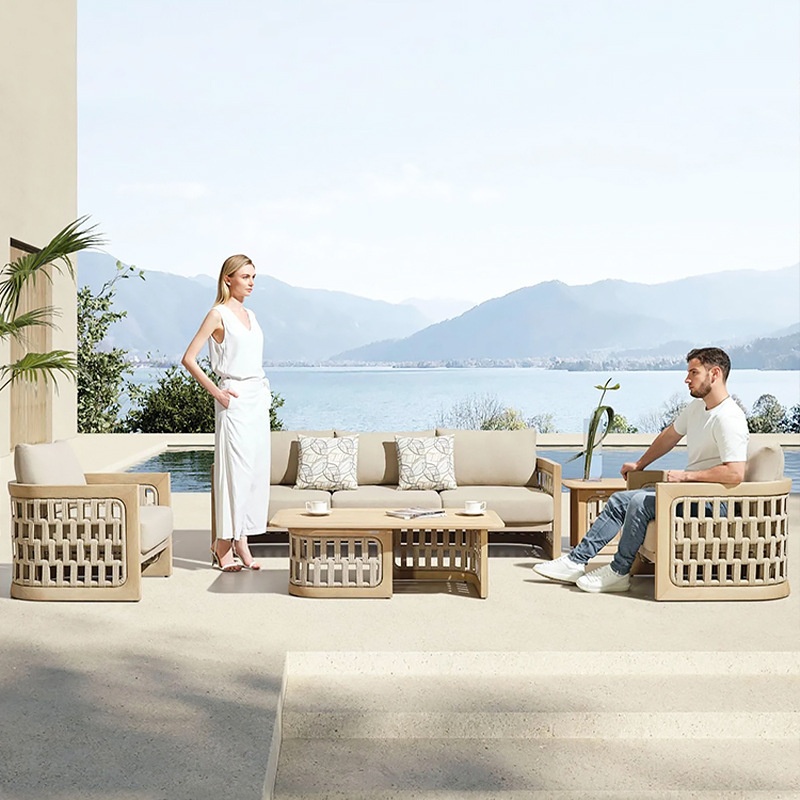 #Nordic Outdoor Solid Teak Woo - Outdoor Furniture Teak 评论和价格
