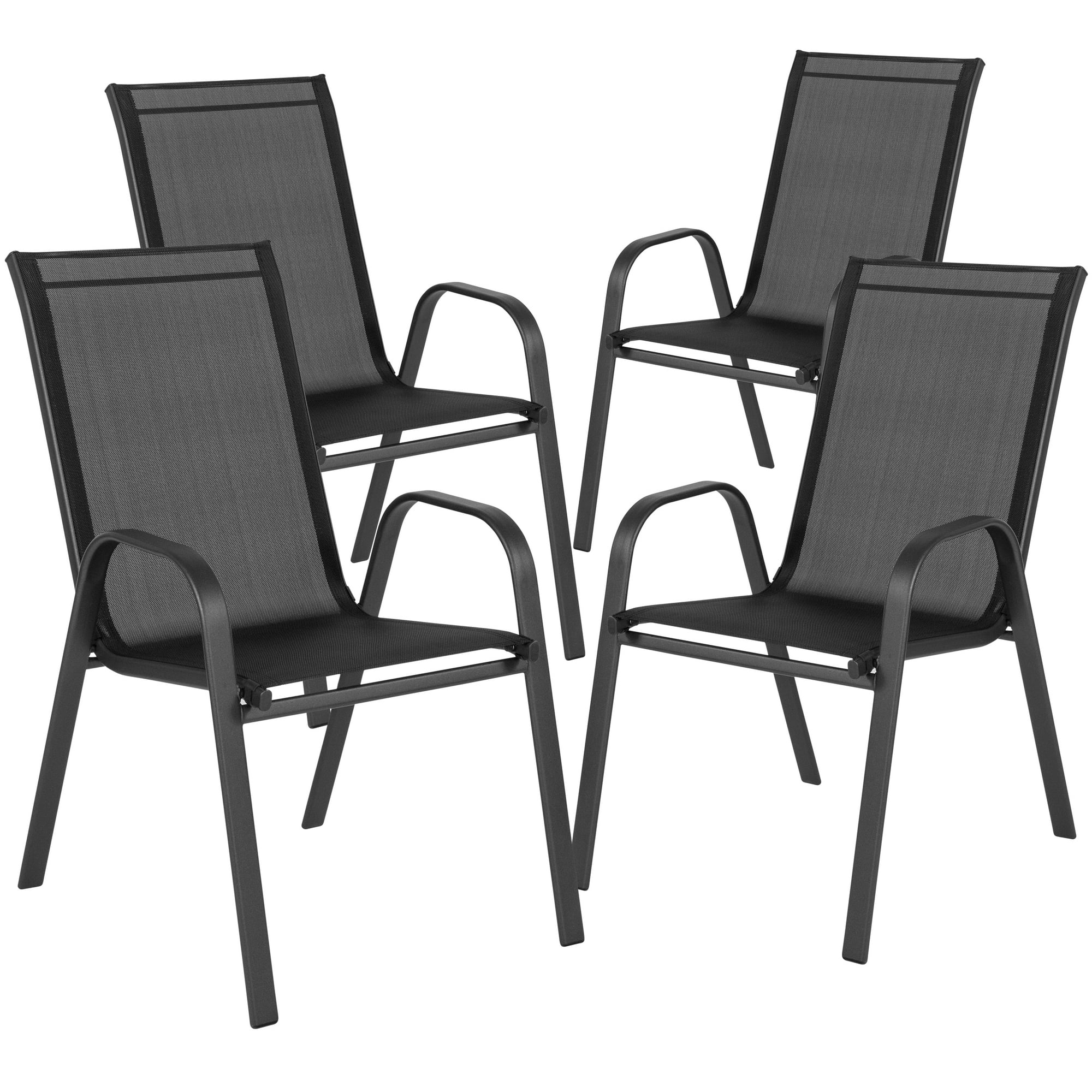 Metal Outdoor Chair Set Stacka - Outdoor Furniture On Sale 评论和价格