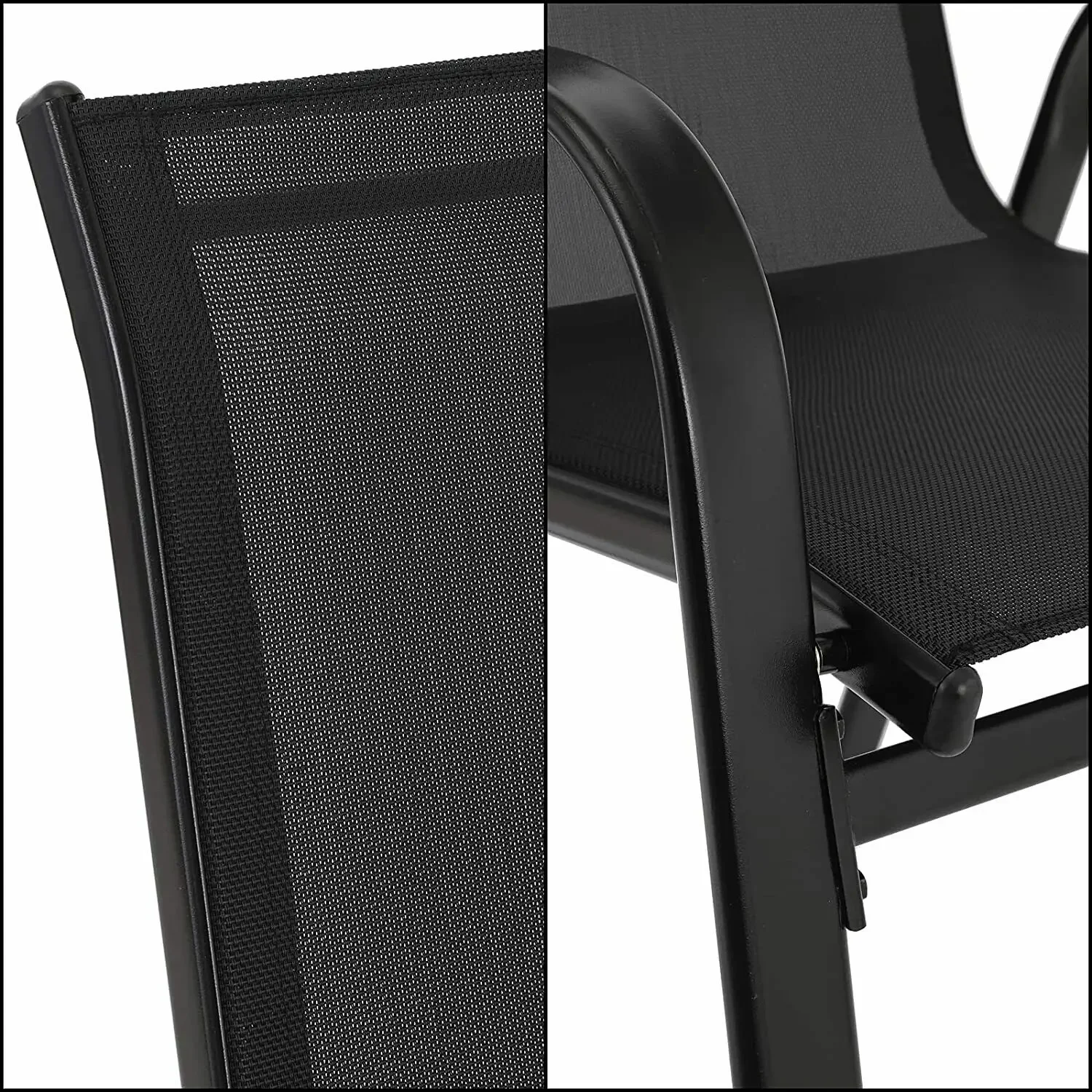 Metal Outdoor Chair Set Stacka - Outdoor Furniture On Sale 评论和价格