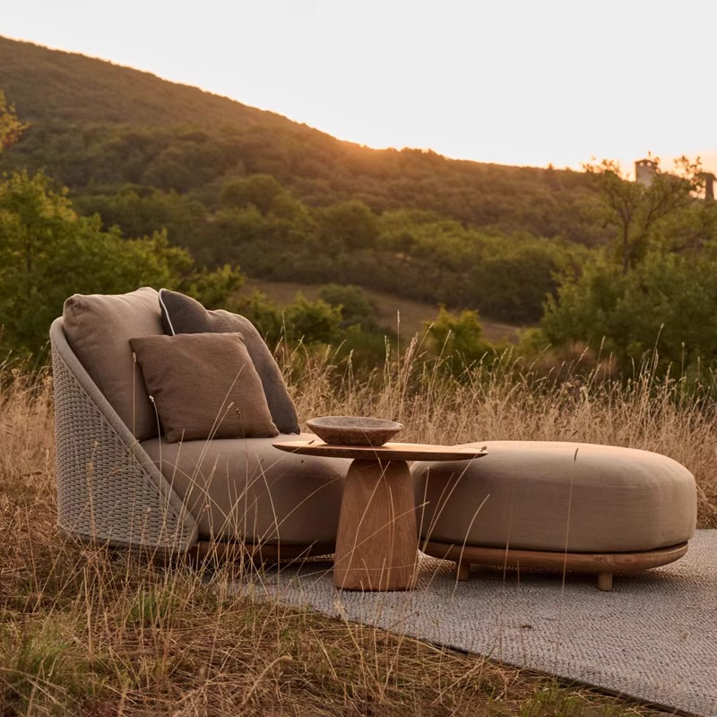 Nordic outdoor teak sofa villa - Outdoor Furniture Teak 评论和价格