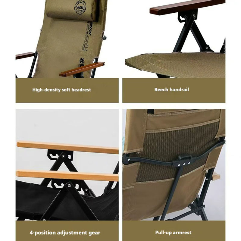 Folding High Back Beach Campin - Outdoor Furniture Lounge Chair 评论和价格
