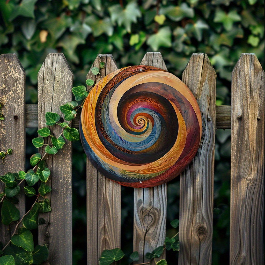 2D Vintage Metal Wall Art Sign - Outdoor Furniture Yellow 评论和价格