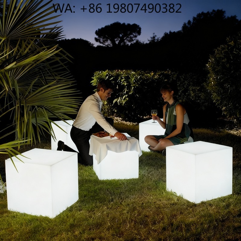 UV Resistant Recyclable PE LED - Outdoor Furniture Recycled Plastic 评论和价格