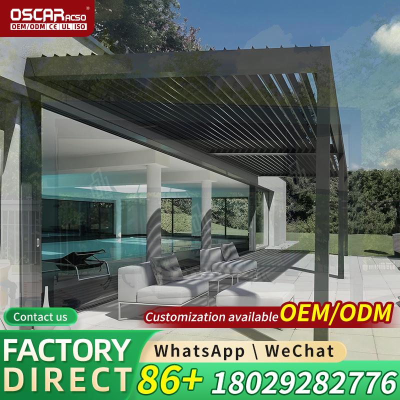 Rainproof Aluminum Louver Perg - Outdoor Furniture Prices 评论和价格