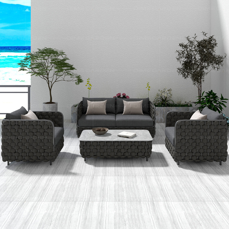 3-Seater Outdoor Rattan Sofa S - Outdoor Furniture Teak 评论和价格