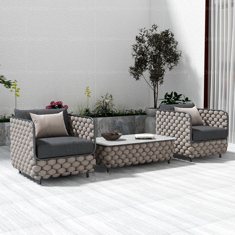 3-Seater Outdoor Rattan Sofa S - Outdoor Furniture Teak 评论和价格