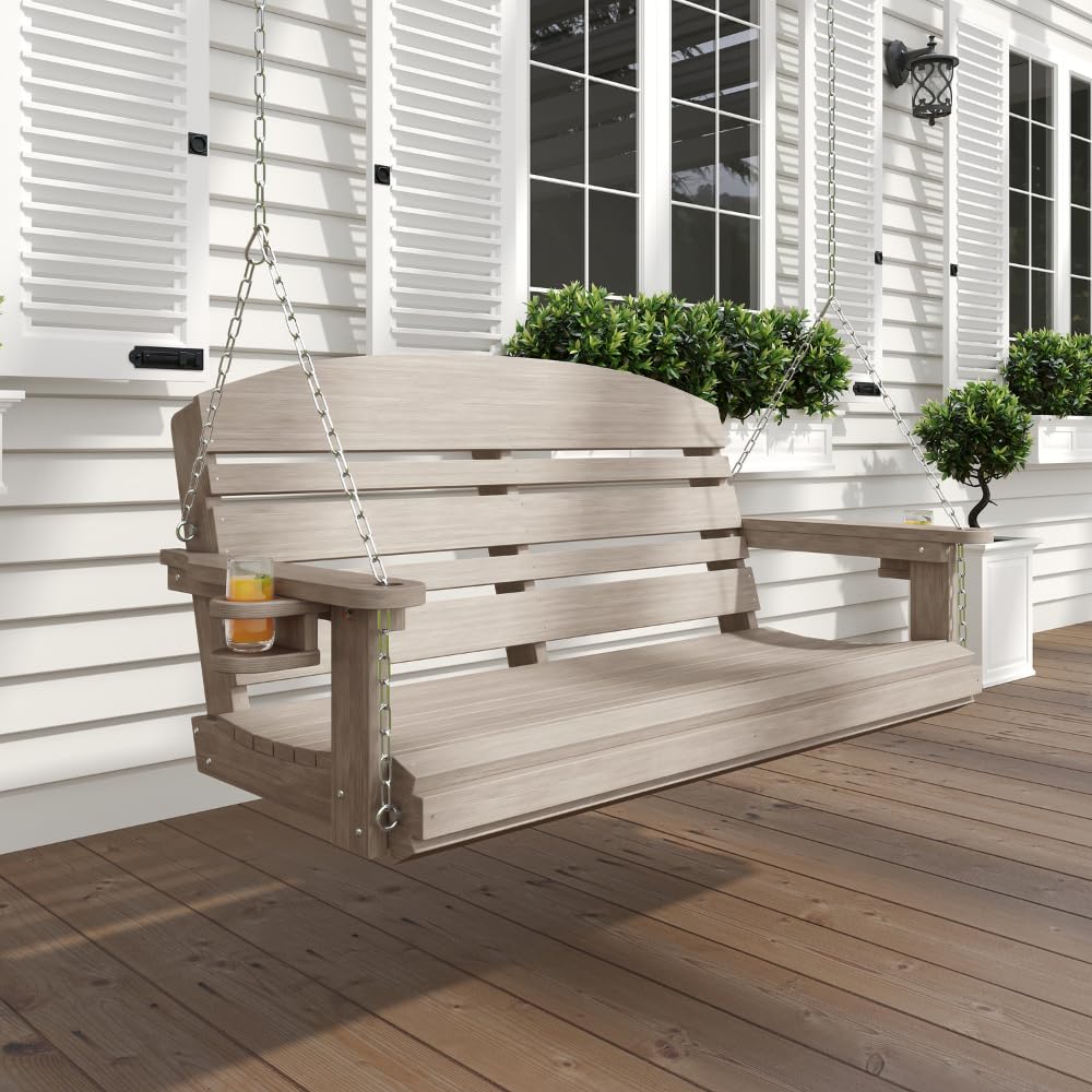 Recycled Plastic Porch Swing W - Outdoor Furniture Recycled Plastic 评论和价格