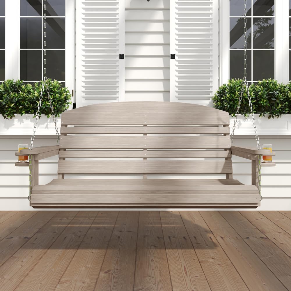 Recycled Plastic Porch Swing W - Outdoor Furniture Recycled Plastic 评论和价格