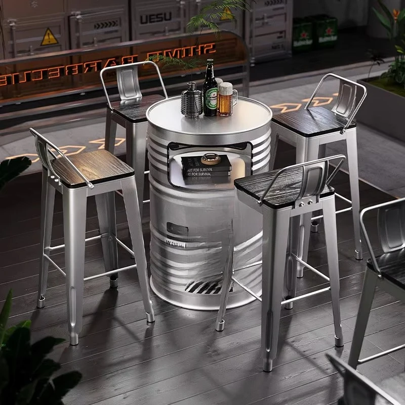 Industrial style oil drum bar  - Outdoor Furniture Oil 评论和价格