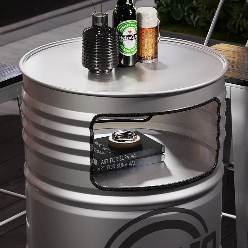 Industrial style oil drum bar  - Outdoor Furniture Oil 评论和价格