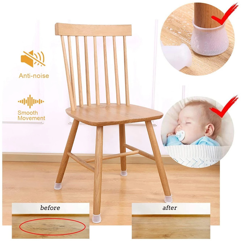 16Pcs Silicone Chair Legs Pads - Adirondack Chair Wood 评论和价格