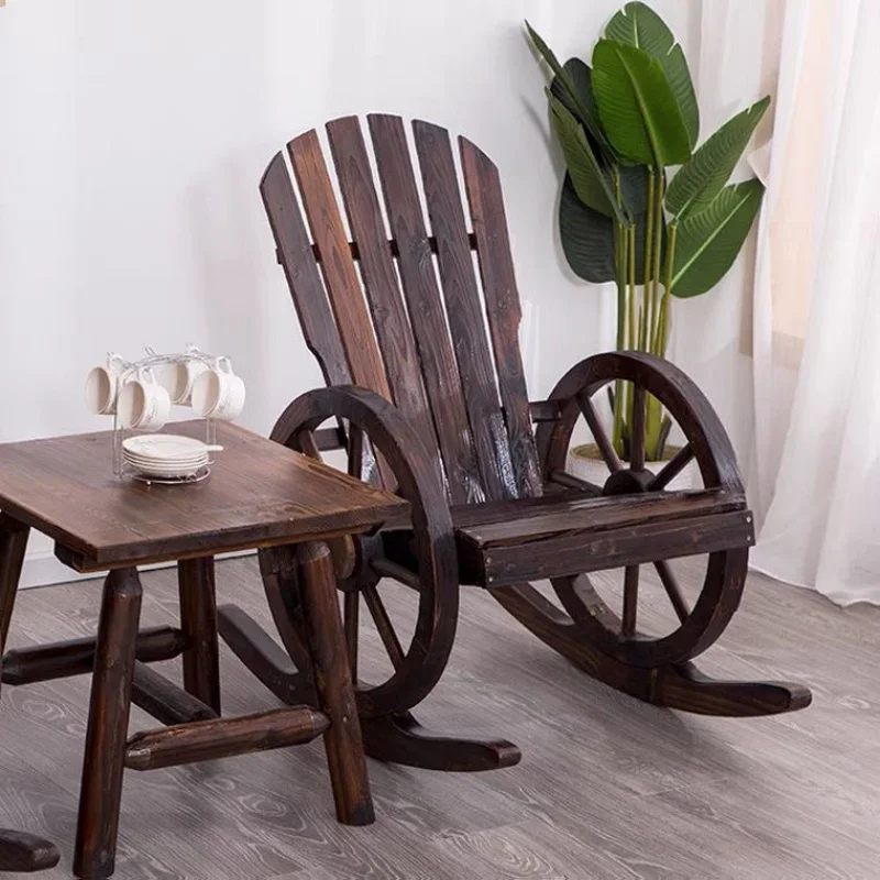 l Outdoor Solid Wood Adirondac - Adirondack Chair Wood 评论和价格