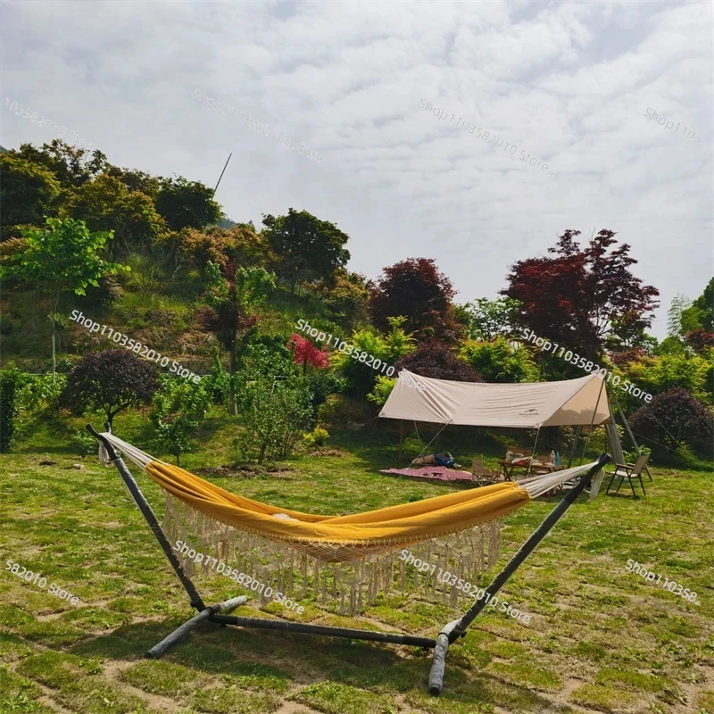 Minimalist Yellow Tassel Doubl - Outdoor Furniture Yellow 评论和价格