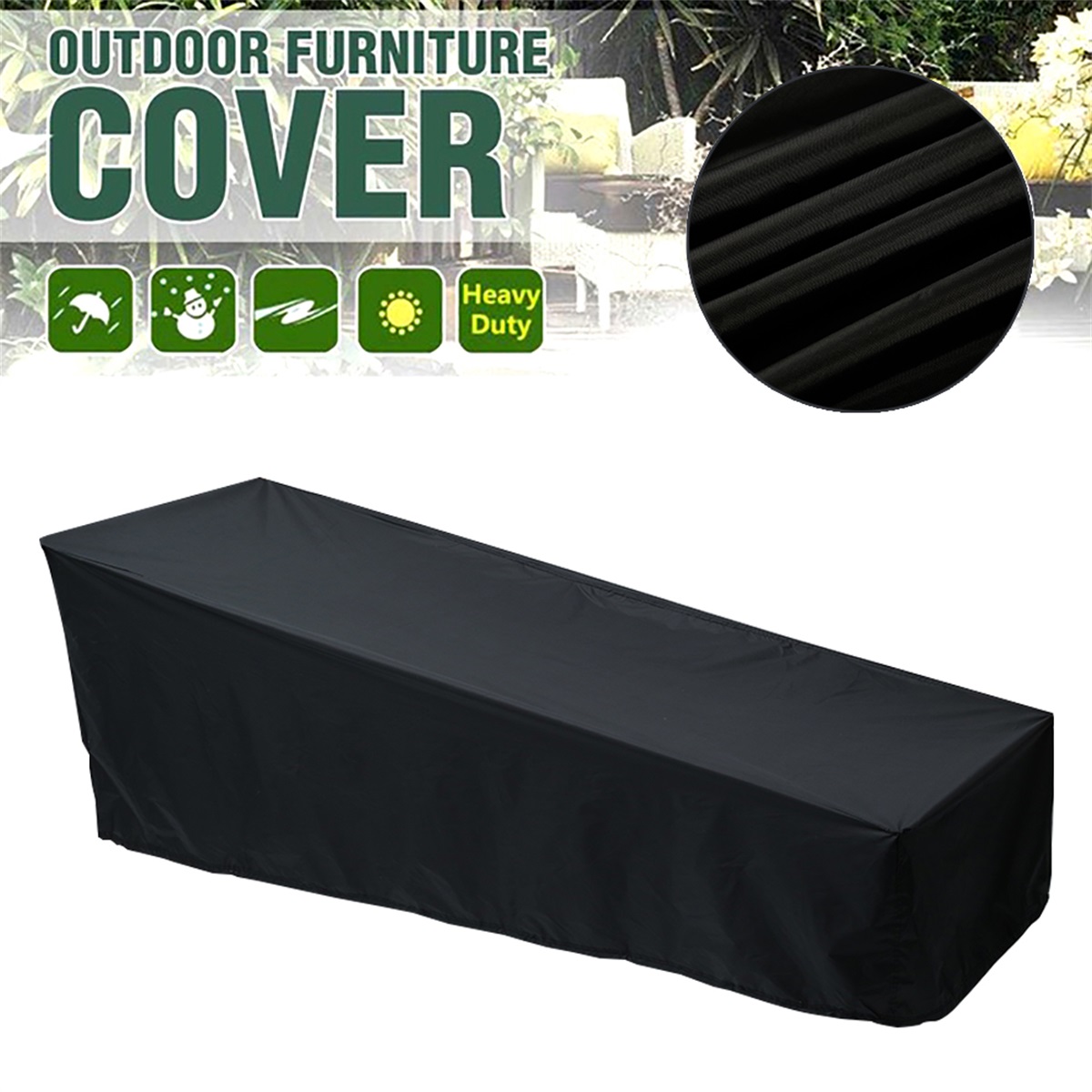 Outdoor Garden Sunbed Cover Su - Outdoor Furniture Lounge Chair 评论和价格