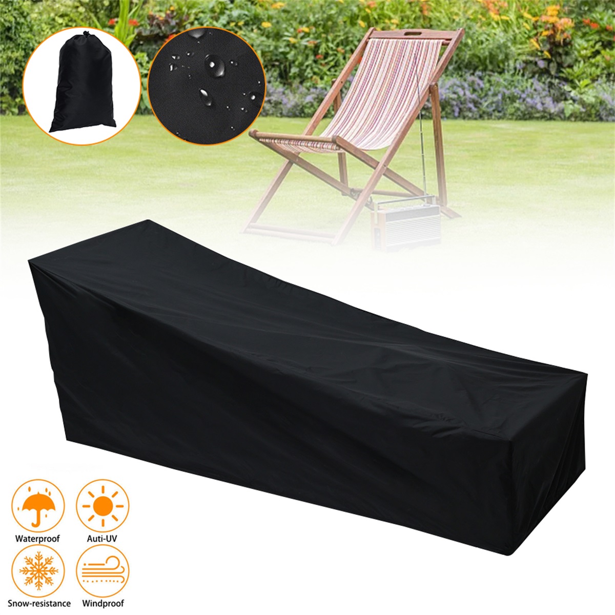 Outdoor Garden Sunbed Cover Su - Outdoor Furniture Lounge Chair 评论和价格