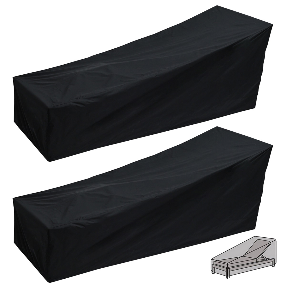 Outdoor Garden Sunbed Cover Su - Outdoor Furniture Lounge Chair 评论和价格