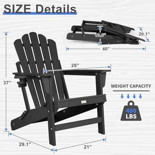 Oversized Folding Adirondack C - Adirondack Chair Wood 评论和价格