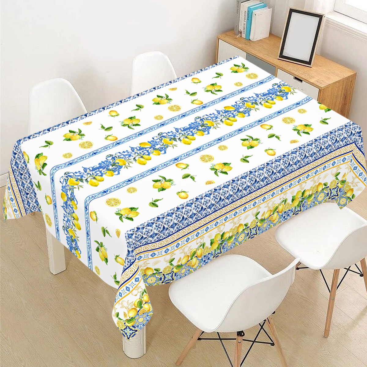 Yellow Lemon Stripe Rectangle  - Outdoor Furniture Yellow 评论和价格