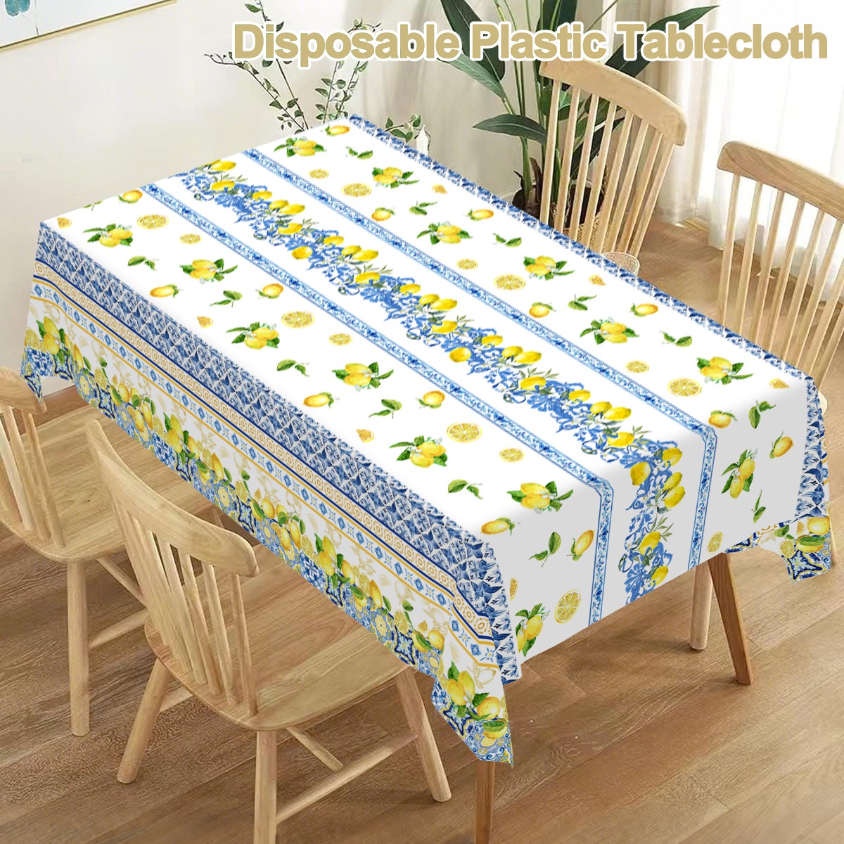 Yellow Lemon Stripe Rectangle  - Outdoor Furniture Yellow 评论和价格