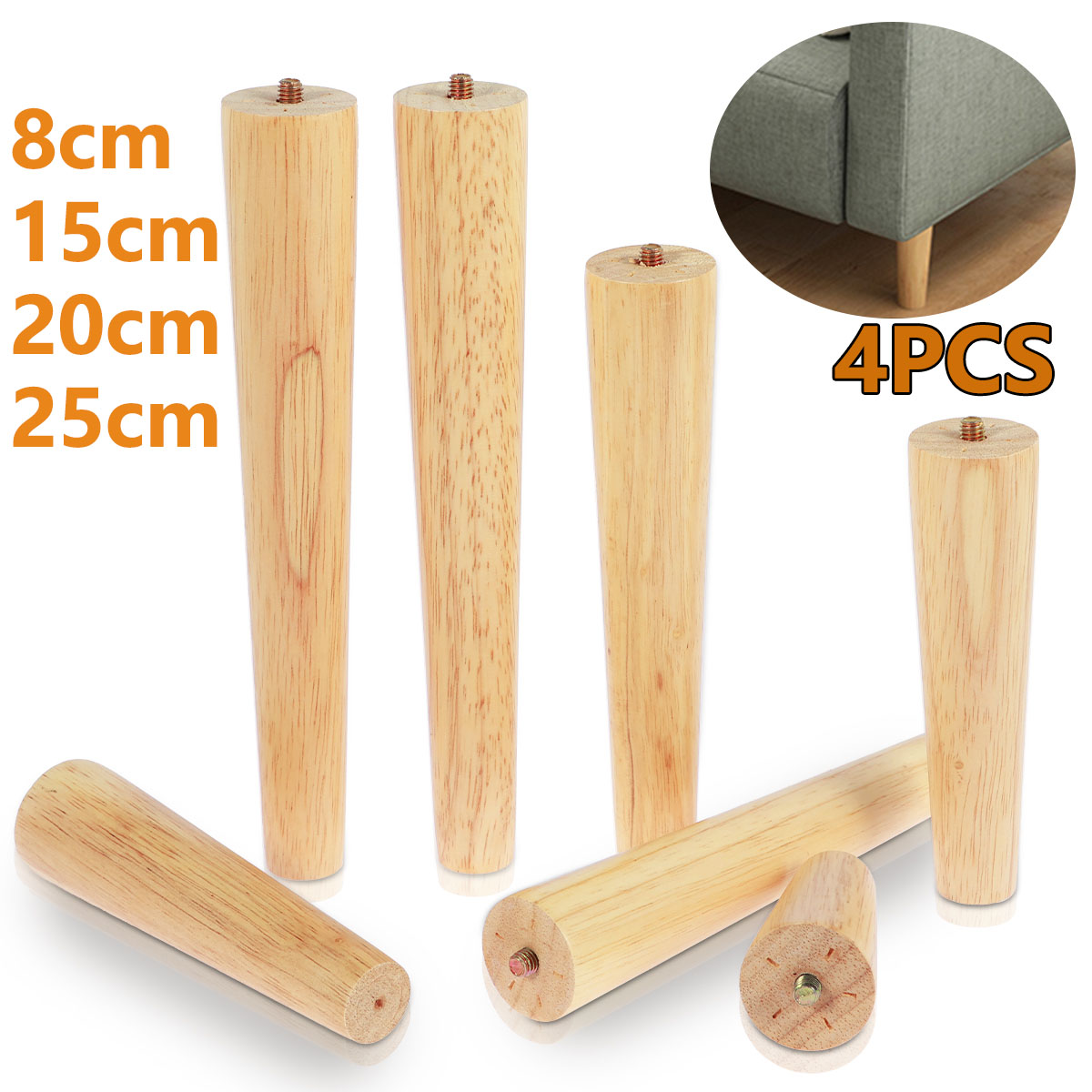 4Pcs 8/15/20/25cm Solid Wood F - Adirondack Chair Wood 评论和价格