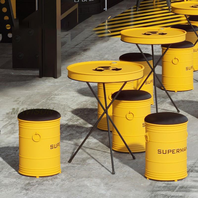 Creative Wrought Iron Oil Drum - Outdoor Furniture Oil 评论和价格