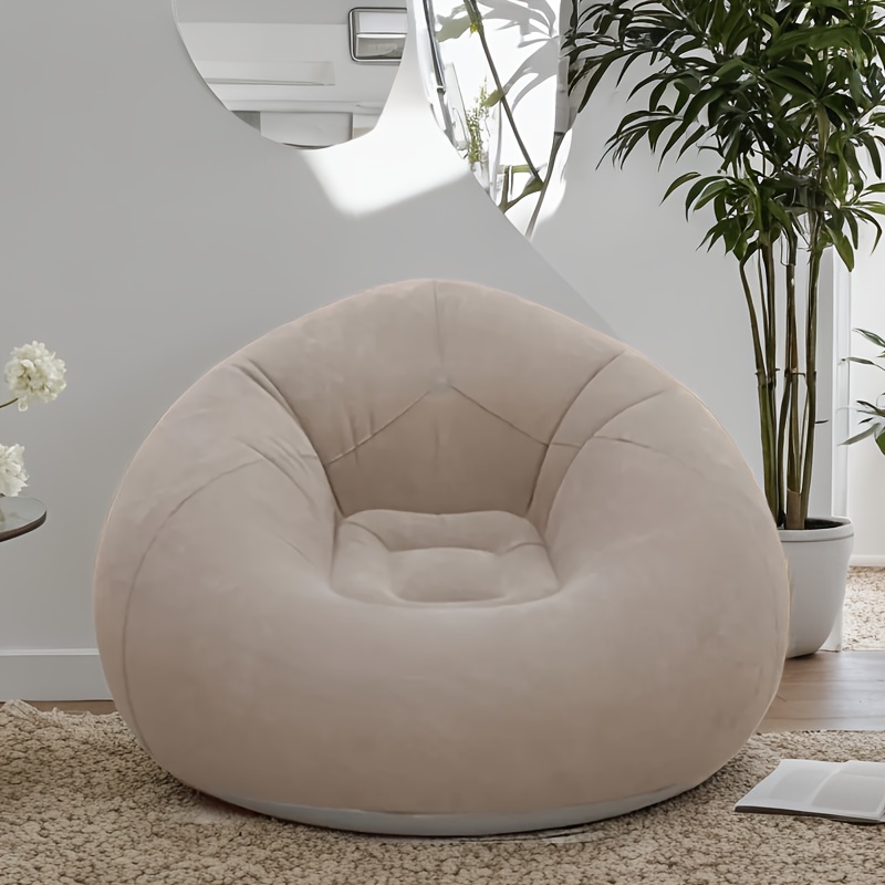 Flocked PVC Inflatable Sofa Ch - Outdoor Furniture Lounge Chair 评论和价格