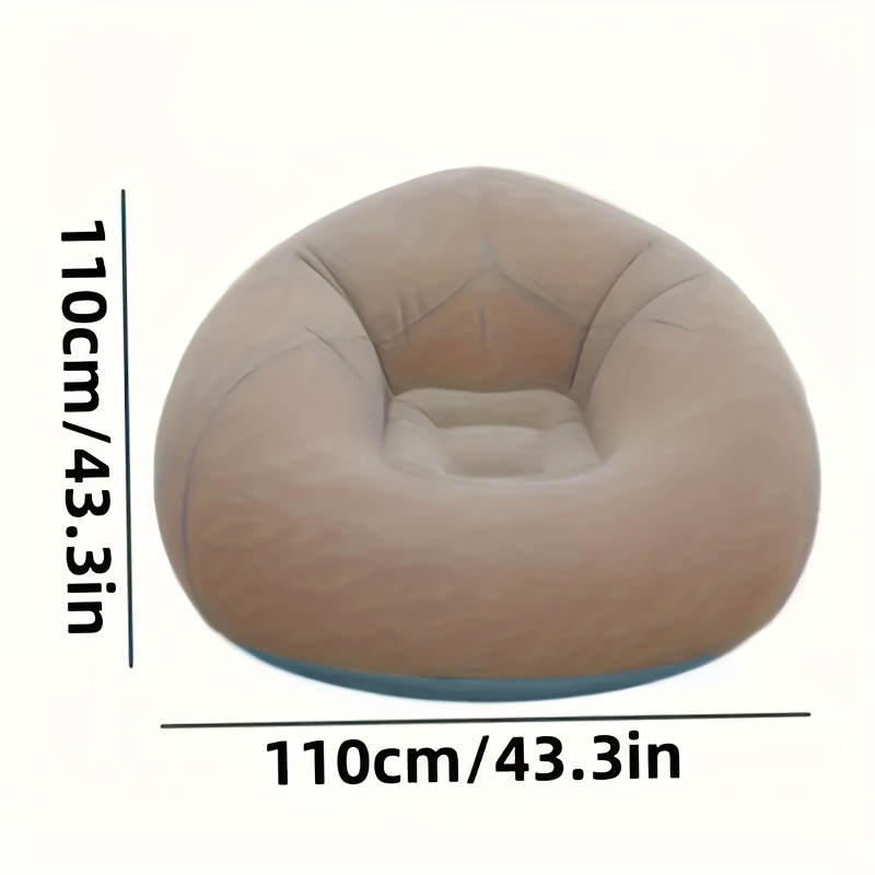 Flocked PVC Inflatable Sofa Ch - Outdoor Furniture Lounge Chair 评论和价格